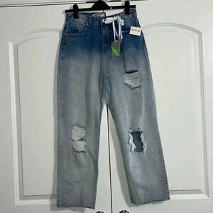 Blue Savvy Straight High-Rise Jeans​​